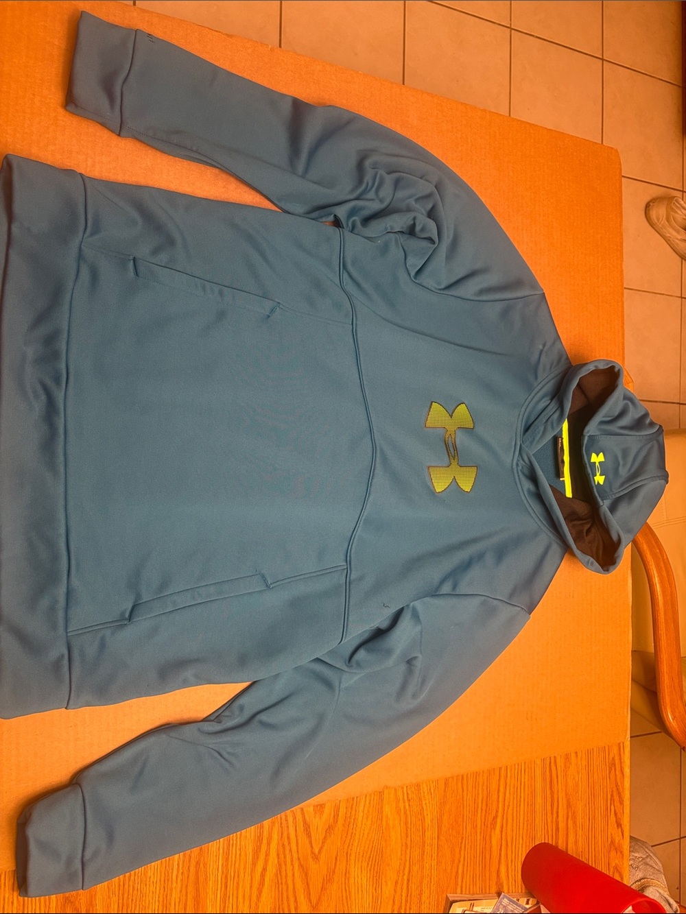 Under Armour Men's Teal Turtleneck Performance Pullover